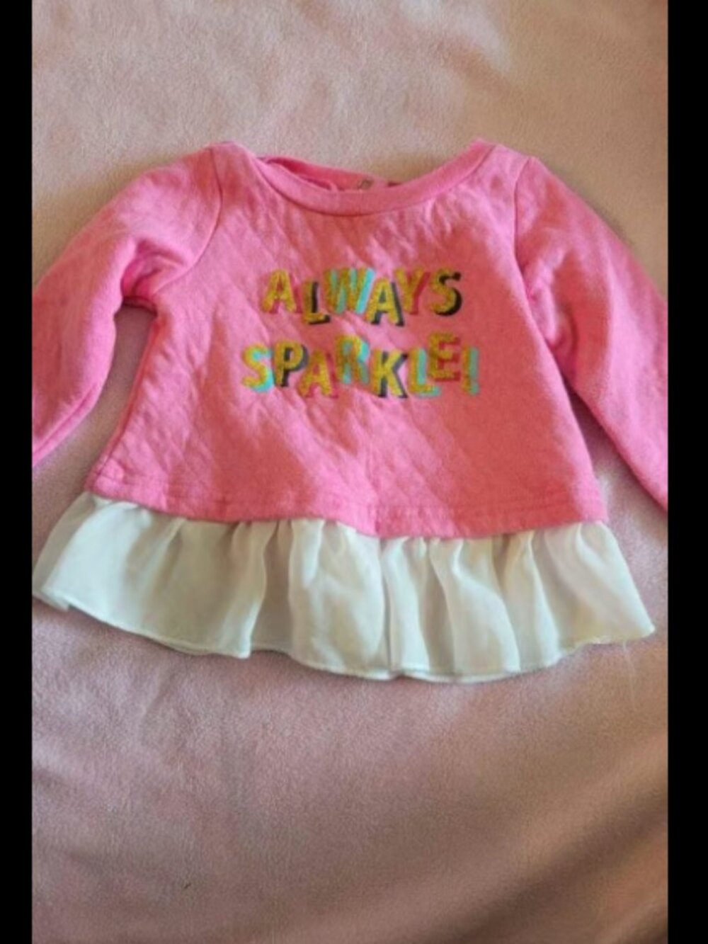 Girls size 12 months shirt